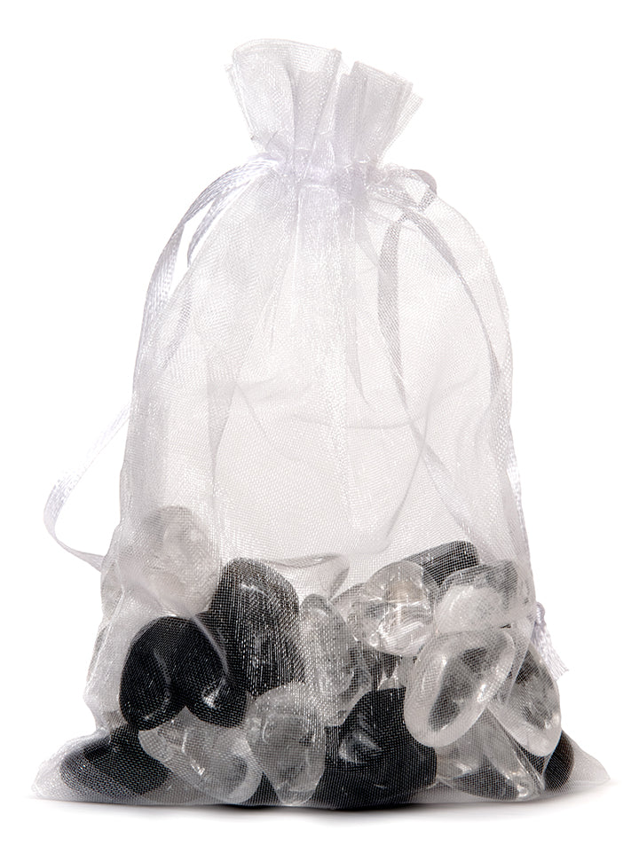 black tourmaline and clear quartz