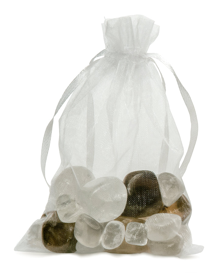 smoky quartz  and clear quartz