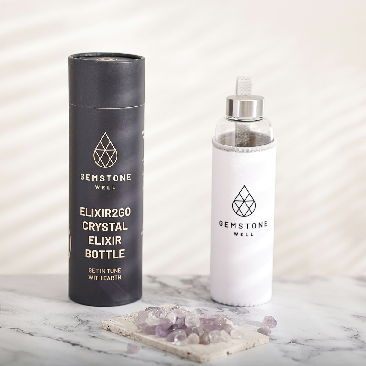Infuse Wellness into Every Sip: The Health Benefits of Gemstone-Infused Water with Gemstone Well's Crystal Elixir Set