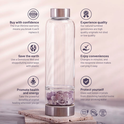 Crystal-Infused Water Bottles: Do They Have Any Benefits?