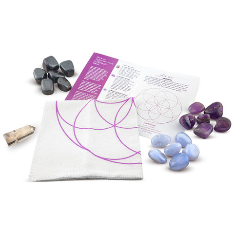 whats included in a crystal grid kit