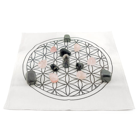 how to set up a protection crystal grid kit